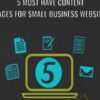 5 Must Have Content Pages for Small Business Websites -  Traci Synatschk