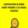 Certification in Renko Chart Trading & Taj Mahal Strategy - Saad T. Hameed