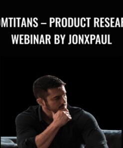 Ecomtitans – Product Research Webinar by Jonxpaul – Jonathan Smith