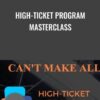 High-Ticket Program Masterclass - Frank Bria