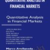 Quantitative Analysis in Financial Markets - Marco Avellaneda