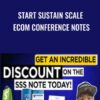 START SUSTAIN SCALE eCom Conference Notes - Peter Chan