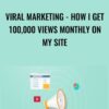 Viral Marketing - How I Get 100,000 Views Monthly On My Site - Rohan Dhawan
