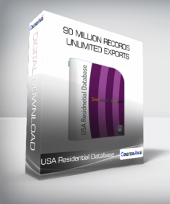 USA Residential Database - 90 Million records - Unlimited Exports