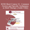 [Audio Only] BT08 Short Course 10 - Common Factors and Specific Techniques in Brief Therapy: A Solution-Focused Perspective - Ellen Quick
