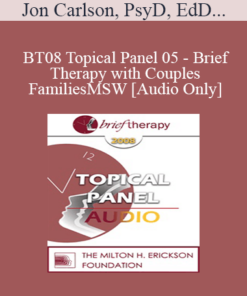 [Audio Only] BT08 Topical Panel 05 - Brief Therapy with Couples and Families - Jon Carlson