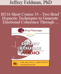 [Audio] BT16 Short Course 35 - Two Brief Hypnotic Techniques to Generate Emotional Coherence Through Ericksonian Utilization and Psychophysiological Entrainment - Jeffrey Feldman
