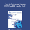 [Audio] EP95 Panel 11 - How to Determine Success - Jay Haley