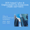 Audio and Video 2020 Annual Labor Employment Law Symposium » Courses[GB]