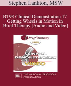 BT93 Clinical Demonstration 17 - Getting Wheels in Motion in Brief Therapy - Stephen Lankton