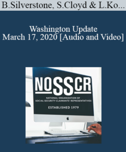 Barbara Silverstone, Stacy Cloyd, Lea Ko, Michael Linskey - Washington Update - March 17, 2020