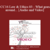 Audio and Video CC16 Law Ethics 03 What goes around. Steven Frankel PhD JD » Courses[GB]