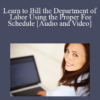 Audio and Video David Testone Learn to Bill the Department of Labor Using the Proper Fee Schedule » Courses[GB]