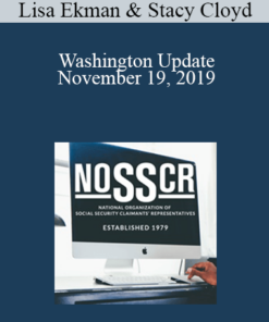 Lisa Ekman, Stacy Cloyd - Washington Update November 19, 2019