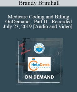Medicare Coding and Billing - OnDemand - Part II - Recorded July 23, 2019