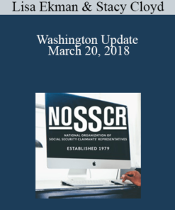Lisa Ekman, Stacy Cloyd - Washington Update March 20, 2018