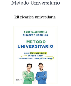 Metodo Universitario - Kit Ricarica Univesitaria