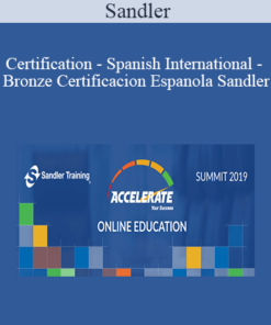 Sandler - Certification - Spanish International - Bronze Certificacion Espanola Sandler
