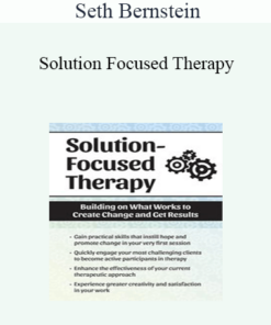 Seth Bernstein - Solution Focused Therapy: Building on What Works to Create Change and Get Results