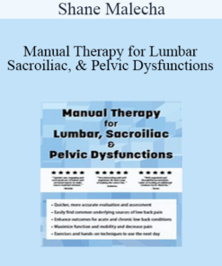 Shane Malecha - Manual Therapy for Lumbar
