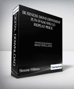Simone Milasas - Business Done Different Jun-19 Sao Paulo Repeat Price