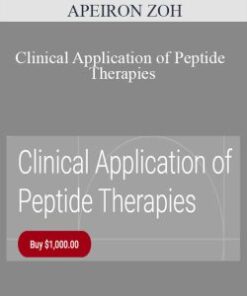 APEIRON ZOH – Clinical Application of Peptide Therapies