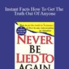 David Lieberman – Instant Facts How To Get The Truth Out Of Anyone