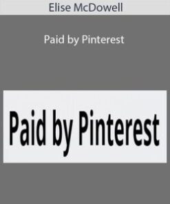 Elise McDowell – Paid by Pinterest