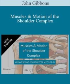 John Gibbons – Muscles & Motion of the Shoulder Complex