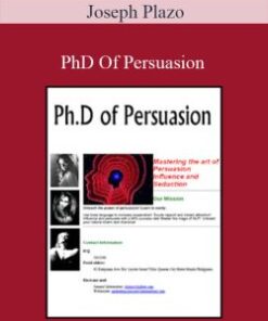 Joseph Plazo – PhD Of Persuasion