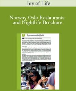 Joy of Life – Norway Oslo Restaurants and Nightlife Brochure