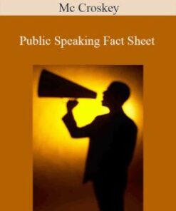 Mc Croskey – Public Speaking Fact Sheet