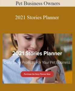 Pet Business Owners – 2021 Stories Planner