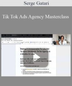 Serge Gatari – Tik Tok Ads Agency Masterclass
