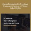 Tengku Syamil Canva Templates for Trending Instagram Content Private Label Rights 250x343 1 » Courses[GB]