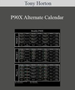 Tony Horton – P90X Alternate Calendar
