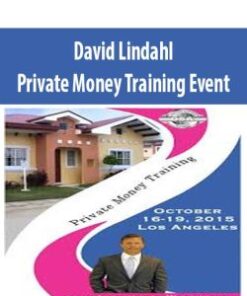 David Lindahl – Private Money Training Event